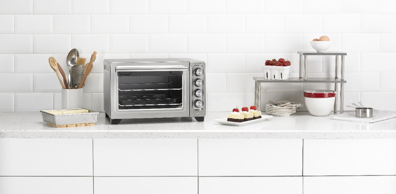 KitchenAid® toaster ovens feature a range of cooking options.